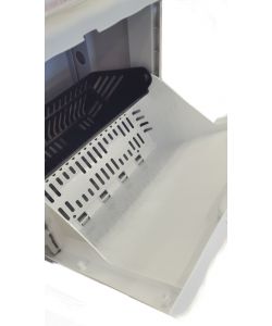 Stefanplast Scarpiera Elegance Bianca Componibile 40x30x40 cm - Anta a Ribalta - Doppia Profondit - Design Intreccio