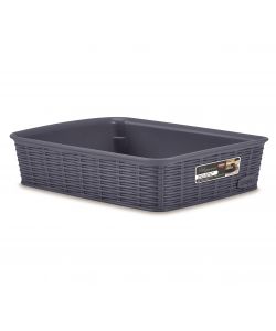 Cesta multiuso Elegance blu navy M