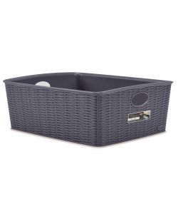 Cesta multiuso Elegance blu navy L