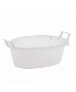 Bacinella Ovale Polietilene Bia. L 75  80 Stefanpl