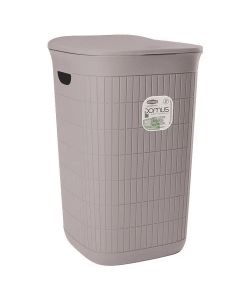 Stefanplast Porta Biancheria Domus Greige 39x38x41 cm 50 Litri