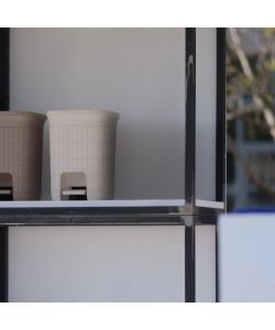 Stefanplast Pattumierina da Bagno Domus Plastica Bianco Polvere - 6L