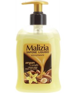 Malizia Sapone Liquido Mani Argan e Vaniglia 300ml - Vegan - Delicato