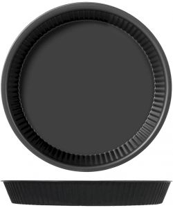 Home Stampo Crostata Antiaderente 30 cm Antracite Rotondo Lavabile