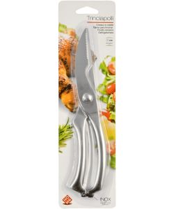 Home Trinciapollo Acciaio Inox 25 cm Manico Satinato Utensile da Cucina