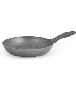 H&H Padella Antiaderente Stone Grigia 30 cm per Induzione e Gas