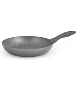 H&H Padella Antiaderente Stone Induzione 32 cm Grigio per Cottura Versatile
