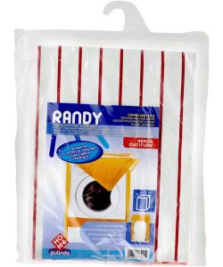 Home Coprilavatrice Randy Car/Front Bianco con Coperchio 33x40 cm