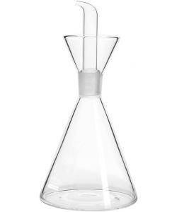 Ampolla Conica Vetro Borosilicato Trasparente 350 ml Lavabile