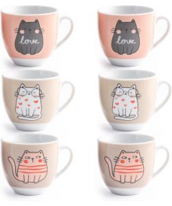 Royal Norfolk Set 6 Tazzine da Caff� in Porcellana Surreal Spring 90cc