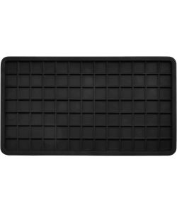 Home Tappetino Appoggio Ferro da Stiro Nero 24x13,5 cm Silicone Termoisolante