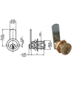 Cilindro Levetta Mm 16 2151 Meroni