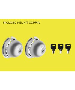 Meroni Coppia di Chiusura di Sicurezza Ufo per Furgoni - 3 Chiavi