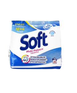 Soft Detersivo Lavatrice Blue Oxygen Polvere 1,32 kg Freschezza Classica