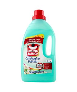 Omino Bianco Candeggina Delicata Muschio 1100 ml - Elimina macchie difficili