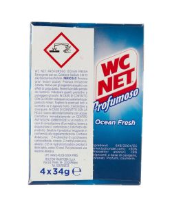 Tavoletta Profumoso WC Detergente Igienizzante Ocean Fresh 4pz