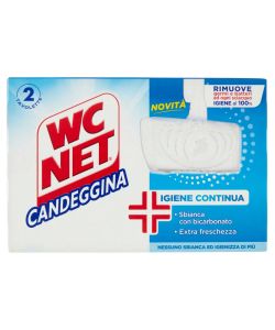 Tavoletta WC Candeggina Igiene Continua Pulente e Sbiancante 2pz