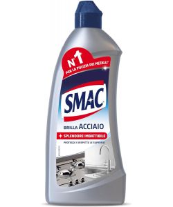 Smac Detergente Crema Sgrassatore Brilla Acciaio Anticalcare 520 ml