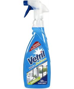 Vetril Detergente Spray Multiuso Ammoniaca 650ml per Vetri e Superfici