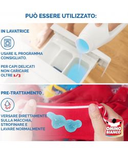 Omino Bianco Detersivo Lavatrice Igienizzante 1400ml - 35 Lavaggi