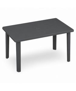 Bica Tavolo Marshall Esterno Grafite Lucido 120x70x72 cm Resistente
