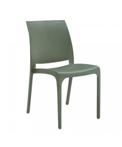 Cosma Sedia Volga Verde Impilabile 46x54x80 cm per Cucina