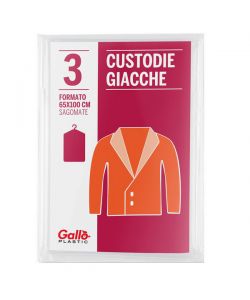 Sacco Abiti Pz 3 Cm 65X100 Gallo
