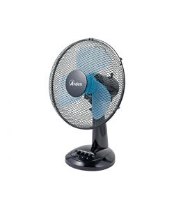 Ardes Ventilatore da Tavolo 40W D.30cm - Nero e Turchese - 3 Velocit