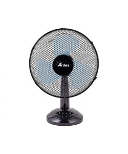 Ardes Ventilatore da Tavolo 40W D.30cm - Nero e Turchese - 3 Velocit