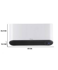 Ardes Termoconvettore Ceramico da Parete Bianco 2000W - 45x12x22,3 cm
