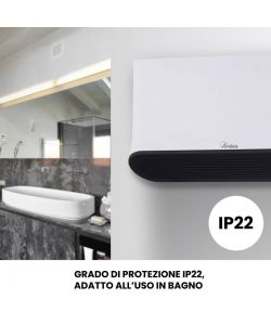 Ardes Termoconvettore Ceramico da Parete Bianco 2000W - 45x12x22,3 cm