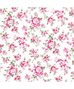 Plastica adesiva in rotolo fantasia roselline 45 cm x 2 m