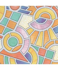Plastica adesiva Decorativa PVC fantasia Vetrofania Atene 67,5x200 cm