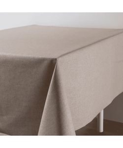 Tovaglia effetto juta glitterata H 140 cm - PVC antimacchia - Impermeabile
