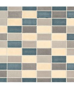 Plastica Adesiva Piastrella Minimal 45x200 cm PVC Grigio Taupe