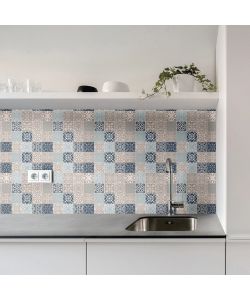 PLASTICA ADESIVA DECORATIVA CEMENTINA TAUPE 45 CM X 2 M PER MOBILI