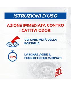 Wc Net Disgorgante Professionale 1000 ml - Trattamento Scarichi Pino