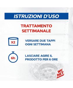 Wc Net Disgorgante Professionale 1000 ml - Trattamento Scarichi Pino