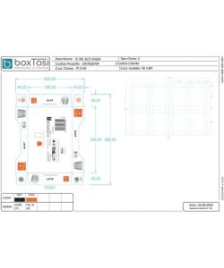 Bormioli Set 6 Bicchieri Slot in Vetro Trasparente 29 cl - 8,5x8,5 cm