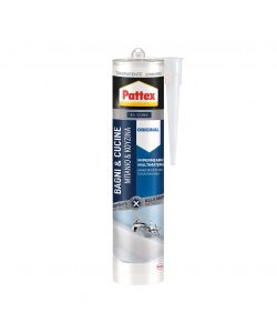 Pattex Silicone Acetico per Cucine e Sanitari - Trasparente 290 ml