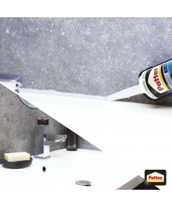 Pattex Silicone Acetico per Cucine e Sanitari - Trasparente 290 ml