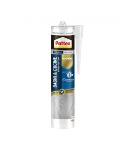 Pattex Sigillante Siliconico Trasparente 300 ml per Bagno e Cucina