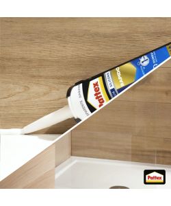 Pattex Sigillante Siliconico Trasparente 300 ml per Bagno e Cucina