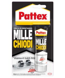 Pattex millechiodi Trasparente 40 g