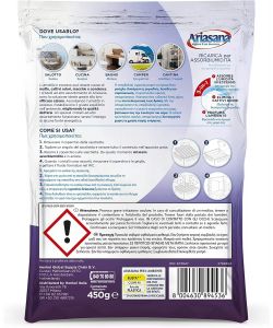 Ariasana Ricarica Assorbiumidit 3 x 450 g Lavanda - 2 Buste + 1 Omaggio