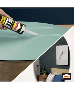 Pattex Adesivo Millechiodi Crystal - Montaggio Trasparente 290g