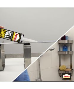 Pattex Adesivo Millechiodi Crystal - Montaggio Trasparente 290g
