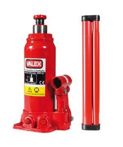 Valex Cric Idraulico a Bottiglia 10 Ton 222-447 mm Colore Rosso