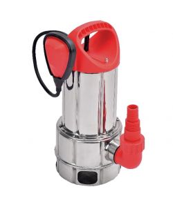 Valex Elettropompa Sommergibile 750W Rosso Cromato per Acque Torbide