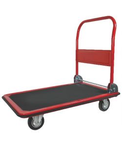 Valex Carrello Portapacchi Pieghevole Rosso 300kg 91x60cm Acciaio